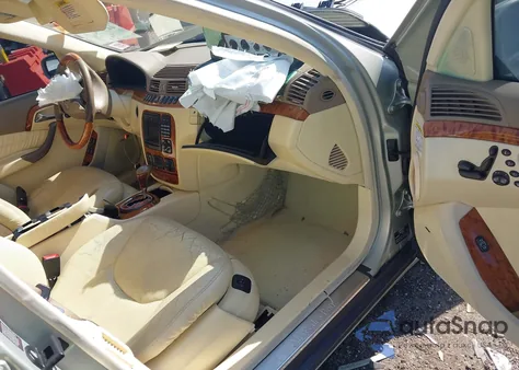 2000 Mercedes-Benz S 500 из США, поврежденный, VIN WDBNG75J9YA114756